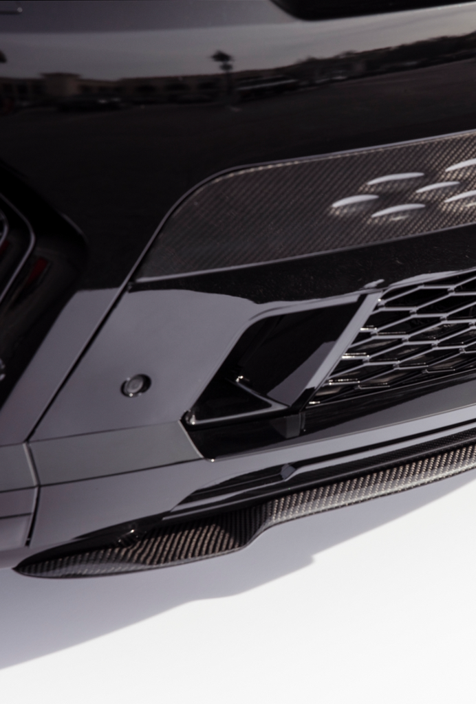 Aerow Split Weave Carbon Front Splitter